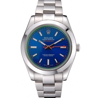Rolex aaa copy And Milgauss Rolex Steel Stainless Dial Bezel Case Blue 622838 0708